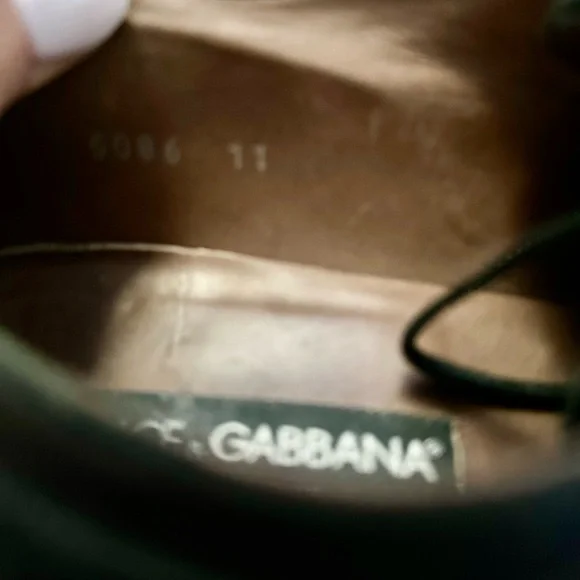 Dolce & Gabbana Black Leather Oxford Shoes